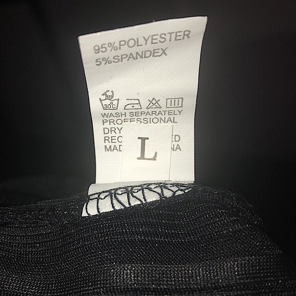 NWT Black One Shoulder Side Slit Dress - Picture 2 of 2